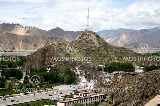 Lhasa from Marpo Ri hill