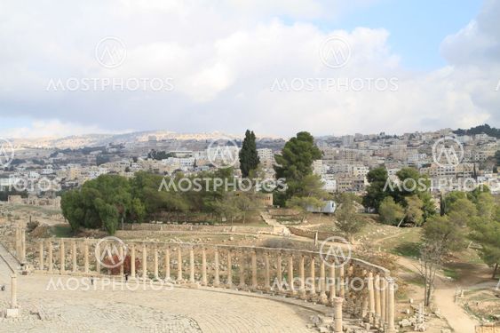 Oval Plaza,Jarash Jordan