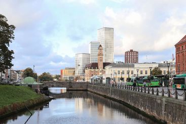 Motiv från Malmö vid Rörsjökanalen