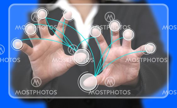 Virtual Touchscreen Interface Connection