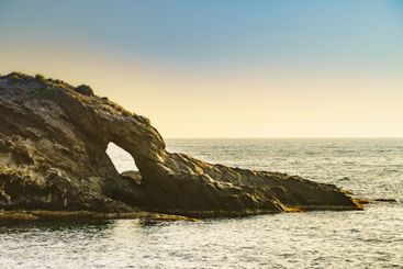 Almeria coast with rocks formation, Spain