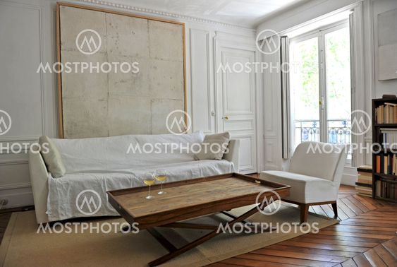 aperitif in a modern living room