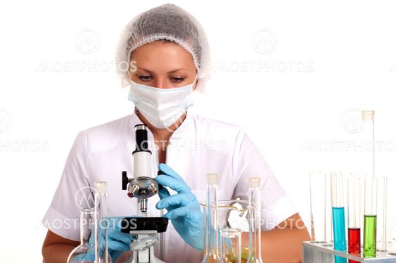 chemist working in the laboratory
