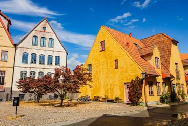 Medieval and Hansa inspired living area Jakriborg in...