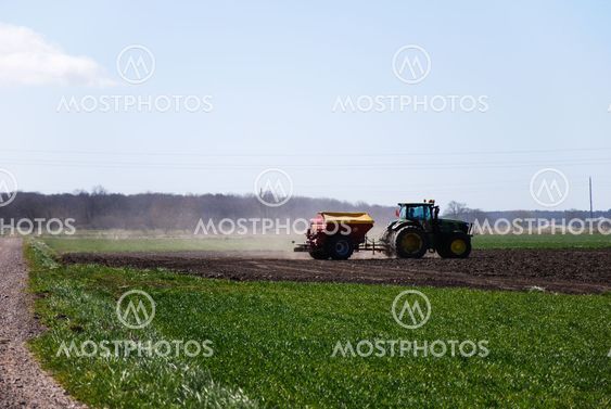 Springtime in a rural landscape