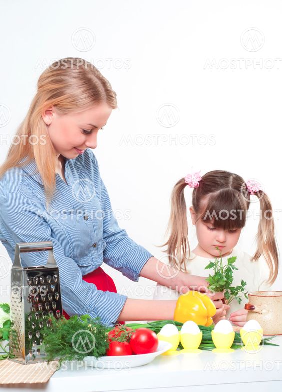 family make meal