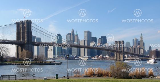 Brooklyn Bridge and New York