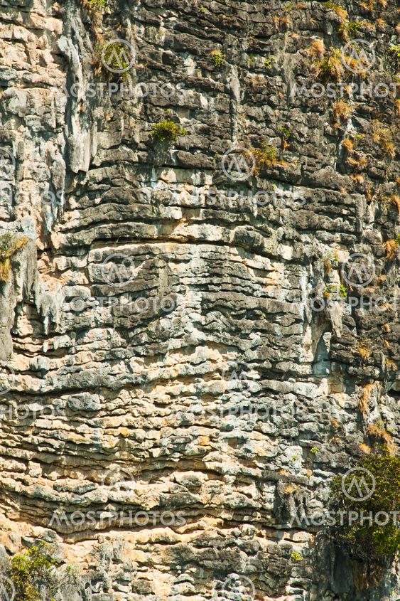 Stone walls.