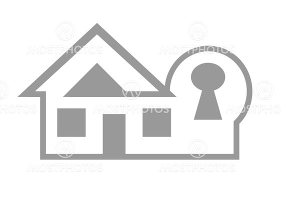 Home security web icon