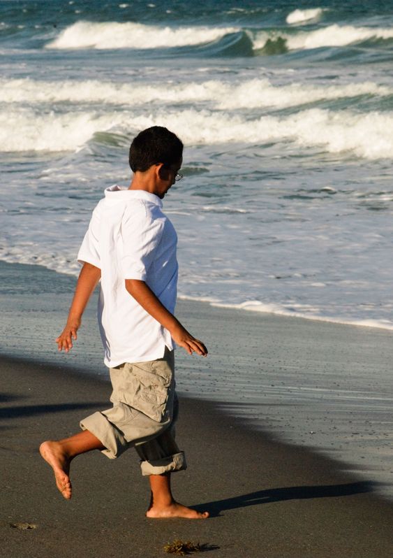Picture of family at beach