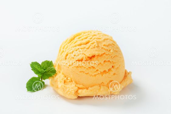 Apricot ice cream