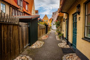 Medieval and Hansa inspired living area Jakriborg in...