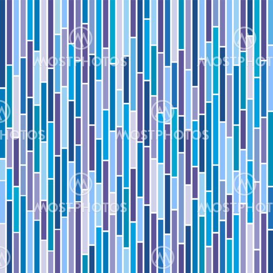 Abstract Stripes in Cool Colours