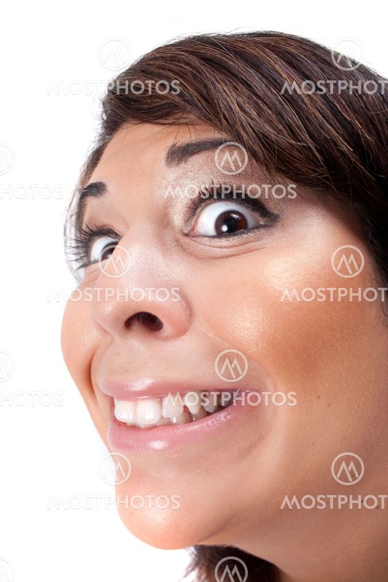 Crazy Girl Smiling