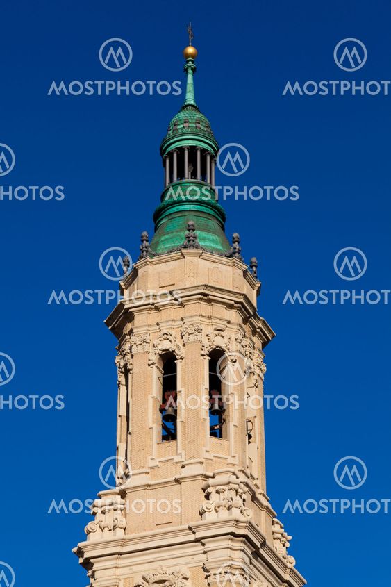 Bell tower of The Pilar, Zaragoza, Spain