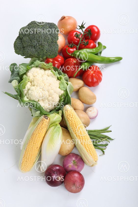 close-up of vegetables