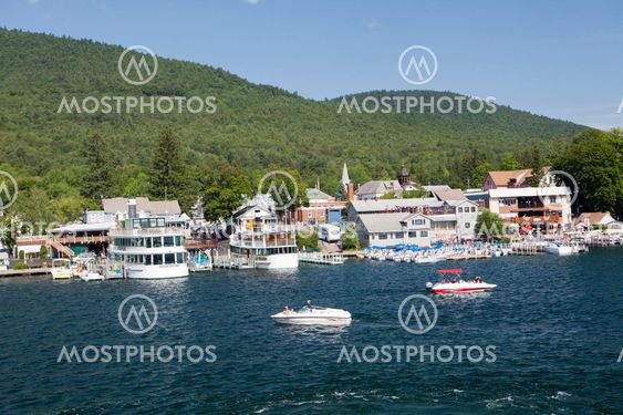 Steam boat at Lake George