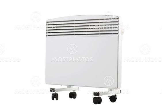 modern radiator on wheels