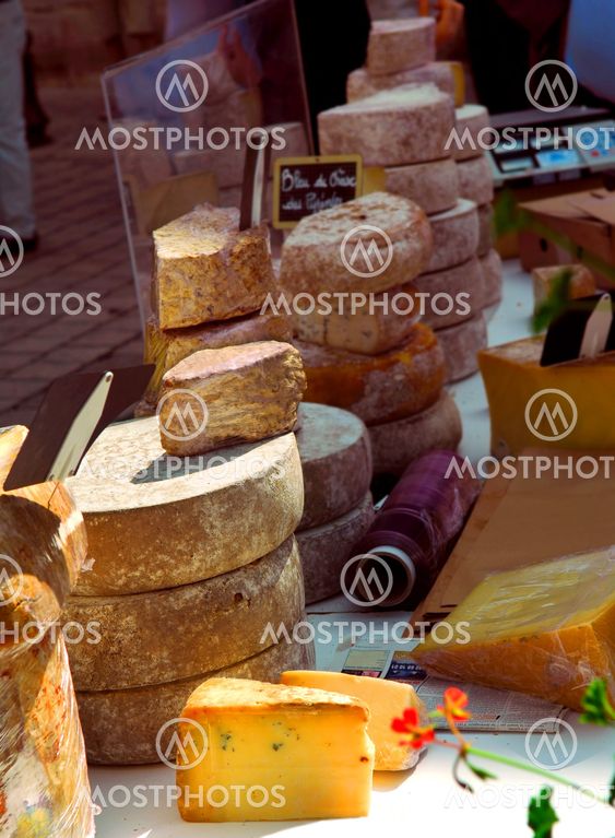 Cheeses on the market