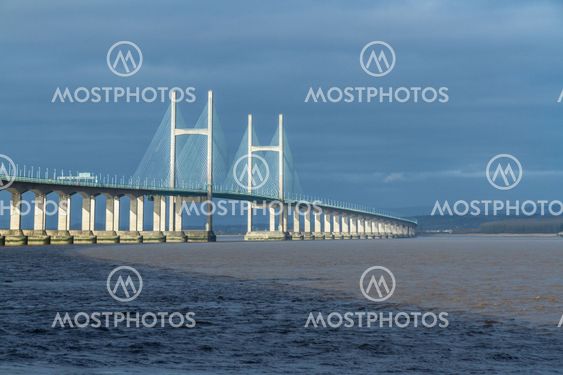 Second Severn Crossing, bridge over Bristol Channel...