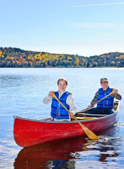 Family canoe trip