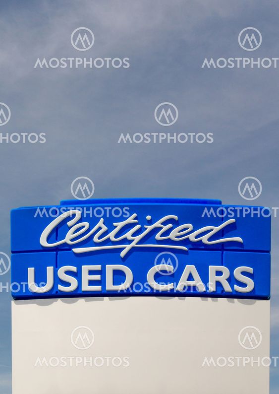 Certified Used Car Sign
