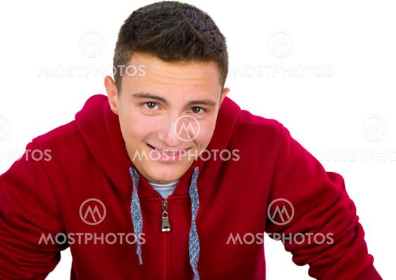 Portrait of young teenage boy