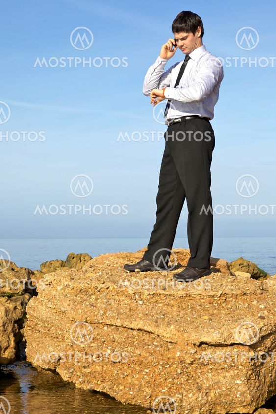 Man with cellphone