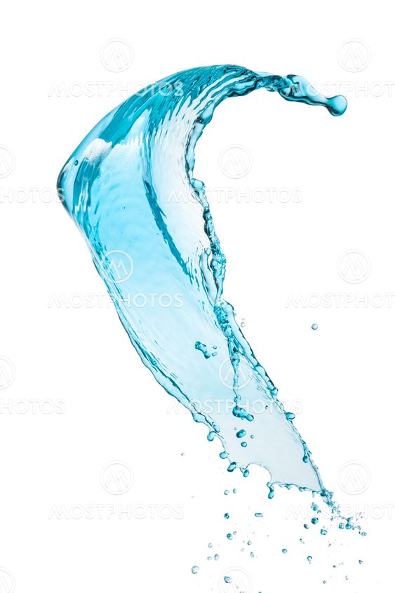 turquoise water splash