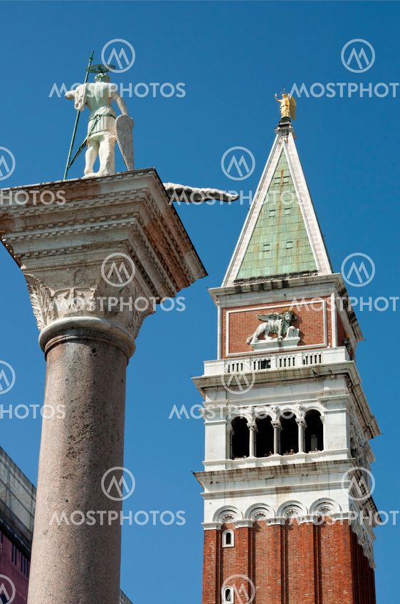St Mark's Campanile, Venice, Italy