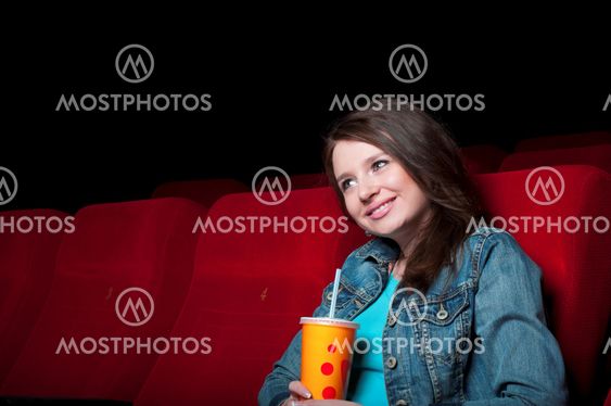 woman in cinema