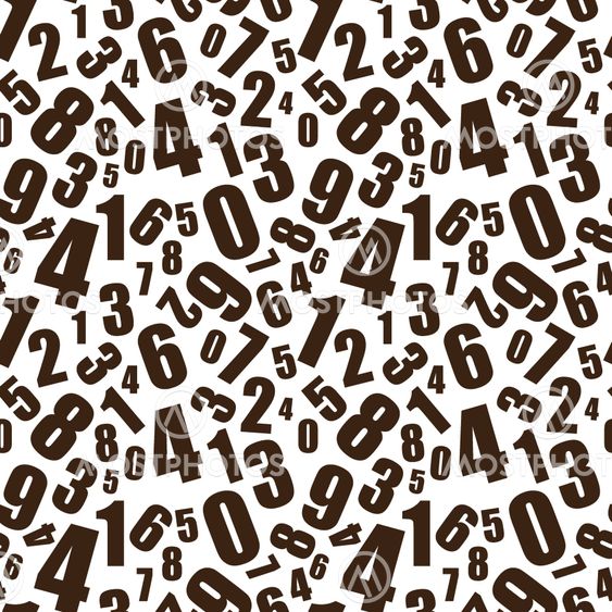 Learning numbers background