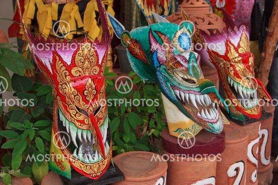 Thai masked festival