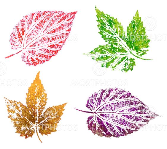 Hop leaves, painting