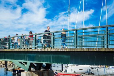 Västra hamnen-bron i Malmö