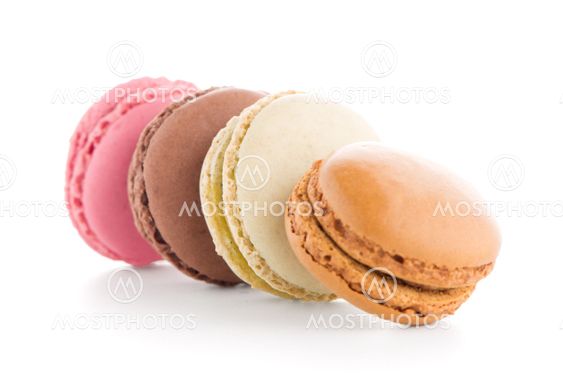 Colorful French Macarons