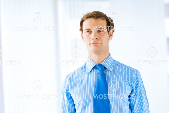 Portrait of a businessman in office