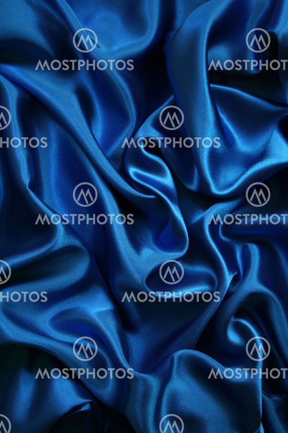 Smooth elegant blue silk can use as background