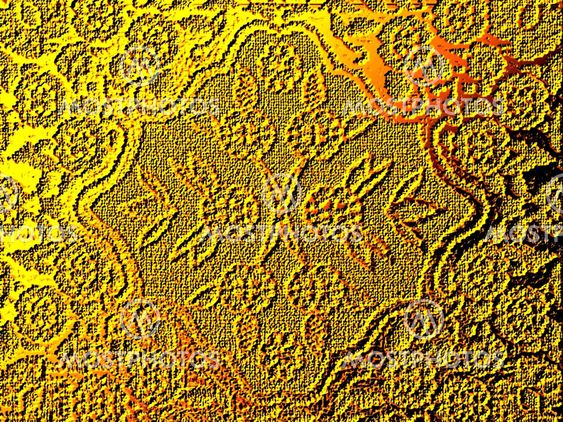 beautiful embroidery gold texture