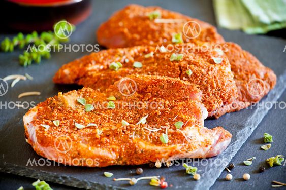 Spicy Marinated Pork Chops