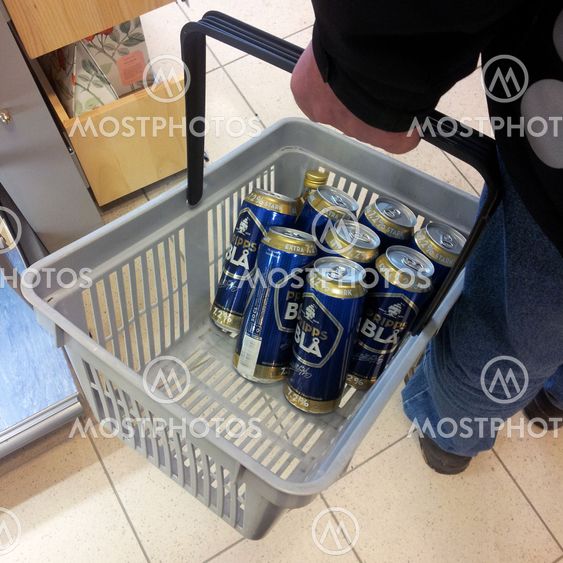 Shopping cart with starköl