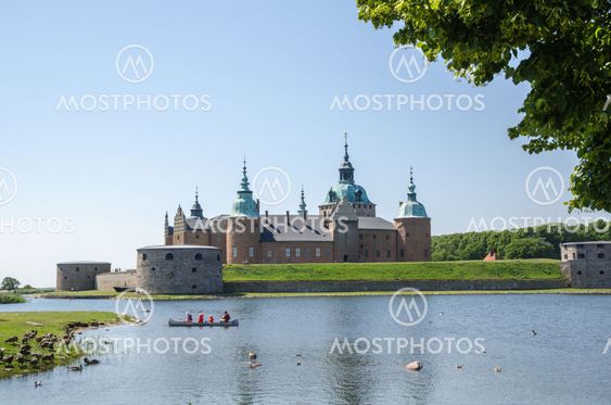 Sommar vid slottsfjärden i Kalmar