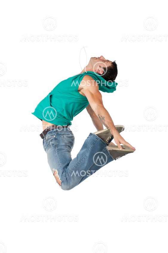 jumping man