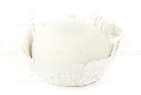Candy Japanese Daifuku on the white background