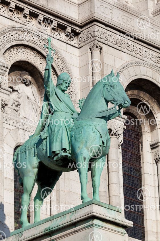 Knight in the Sacre Coeur, Montmarte, Paris, France