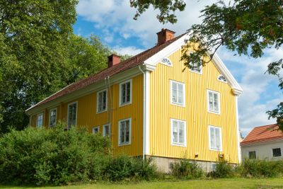 Traditional swedish wooden house 
