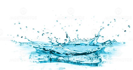 turquoise water splash