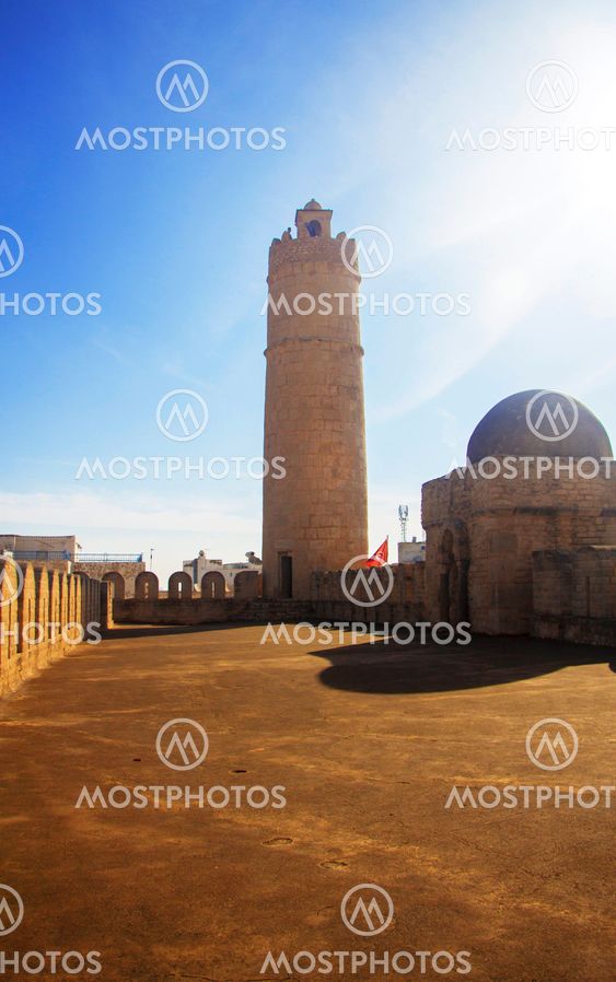 Medina is the old city and fortress ribat of Sousse in...