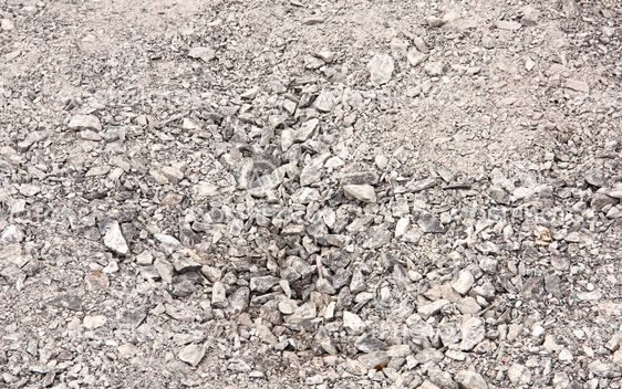 Small stones.