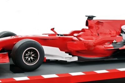 red formel 1 model